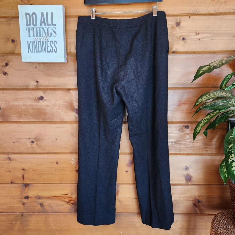 Carlisle Tweed Dress Pants Wool Angora Trousers Slacks Lined Vintage Sz 10 X 30" - Picture 7 of 9